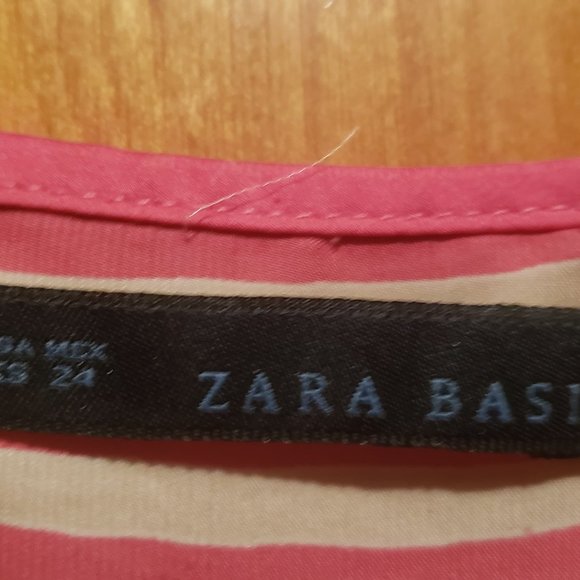 Zara Pink & Cream Tunic - Picture 2 of 3